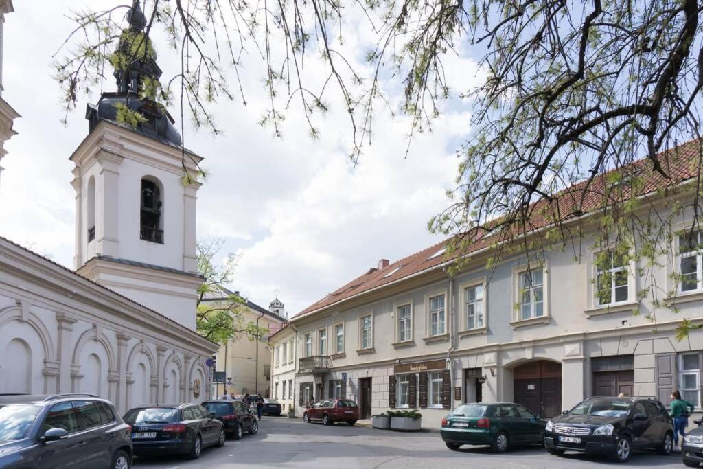 Private Sauna & 4 Bedrooms Old Town Rooftop Apartment VNO Exterior foto