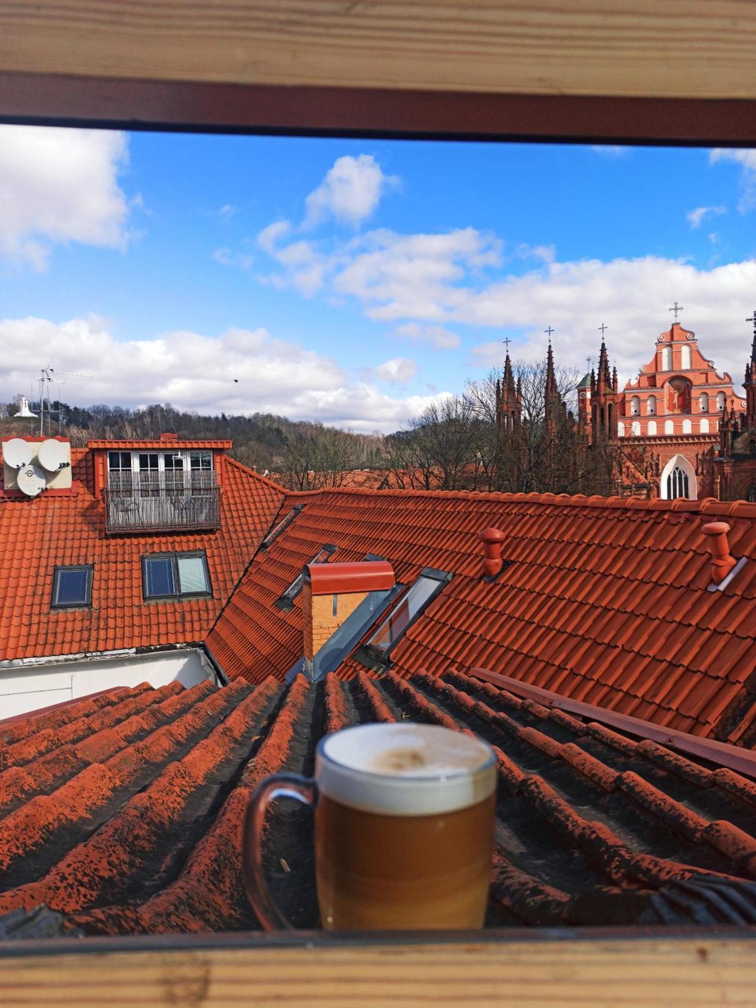 Private Sauna & 4 Bedrooms Old Town Rooftop Apartment VNO Exterior foto